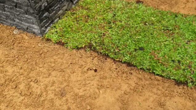 How to Turf grass carpet කාන්තා ඔබට ලක්‍ෂ ගනනක් ඉතිරි කල අලංකාර මිදුලක්